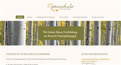 Desktop Screenshot of naturschule-sachsen.de