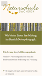 Mobile Screenshot of naturschule-sachsen.de